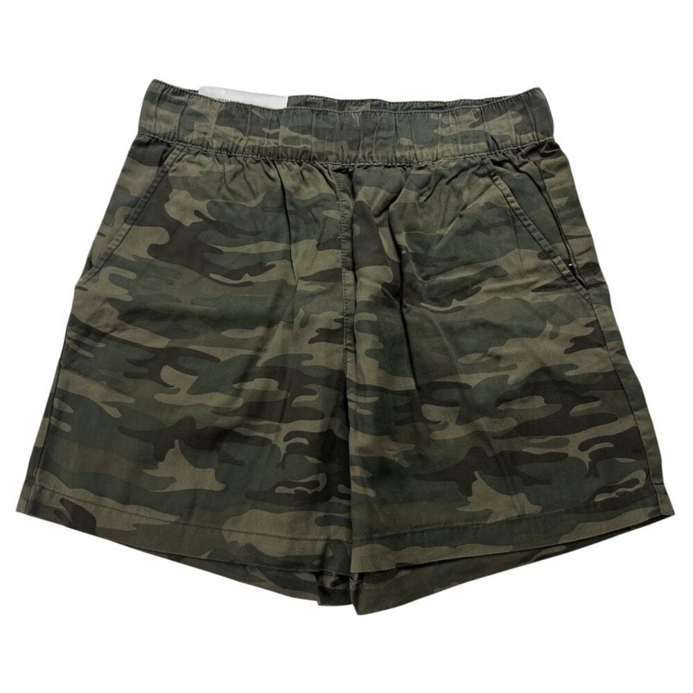 Sanctuary Social Standard Boardwalk Shorts Camo High‎ Rise Pull On Women's Small